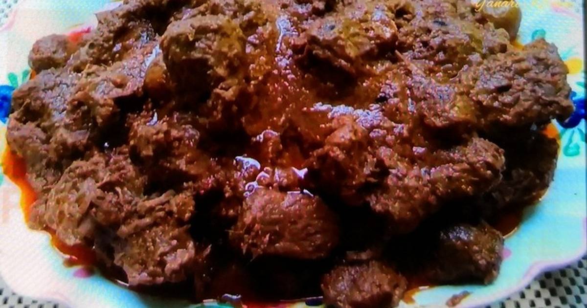 How to Make Yummy Rendang  Daging  Sapi Padang  sedap Beef 